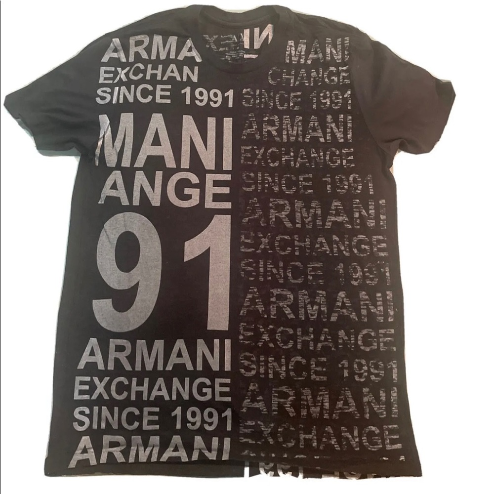 Black Armani exchange shirt